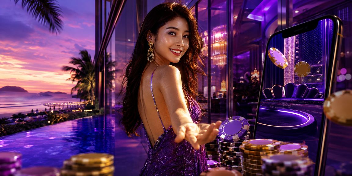 Langkawi-style baccarat table at fd2r Malaysia online casino